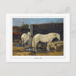 Eugène Boudin #389-2 - Cartão postal de arte fina