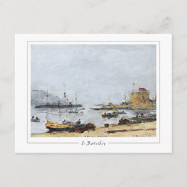 Eugène Boudin #478-2 - Cartão Postal de Arte