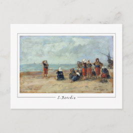 Eugène Boudin #494-2 - Cartão Postal de Arte