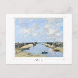 Eugène Boudin #520-2 - Cartão Postal de Arte