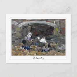Eugène Boudin #57-2 - Cartão postal de arte fina