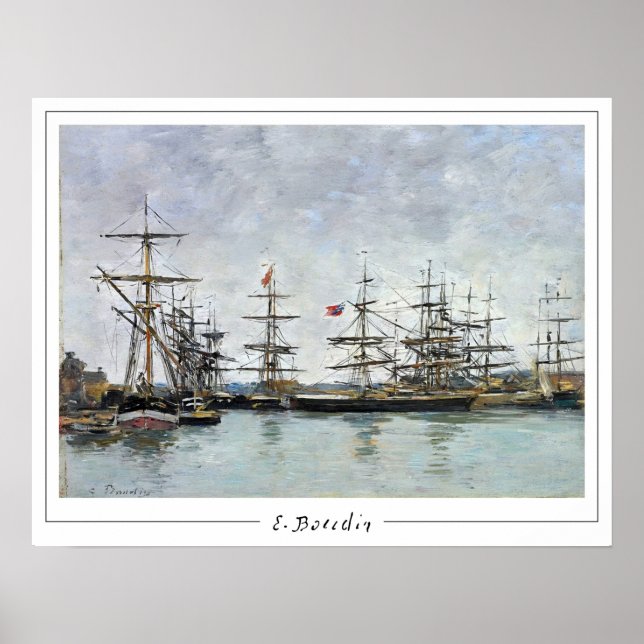 Eugène Boudin Zedign Art Poster #375-2 (Frente)
