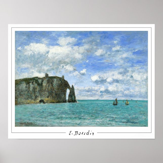 Eugène Boudin Zedign Art Poster nº 13 (Frente)