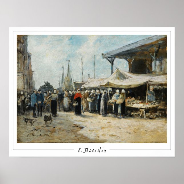 Eugène Boudin Zedign Art Poster nº 31-2 (Frente)