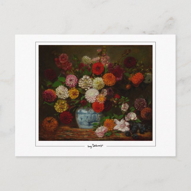 Eugène Delacroix #683 - Cartão Postal de Arte (Frente)