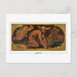 Eugène Delacroix #720 - Cartão Postal de Arte