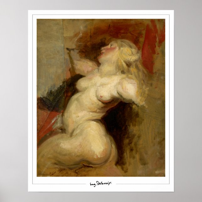 Eugène Delacroix Zedign Art Poster nº 118 (Frente)