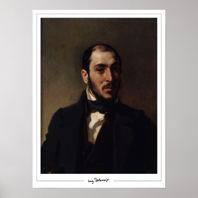 Eugène Delacroix Zedign Art Poster nº 254 (Frente)