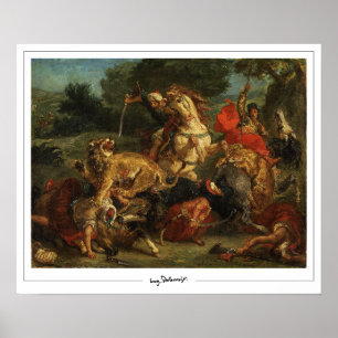 Eugène Delacroix Zedign Art Poster nº 28
