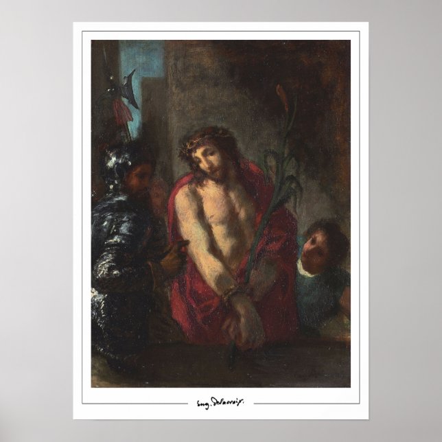 Eugène Delacroix Zedign Art Poster nº 527 (Frente)