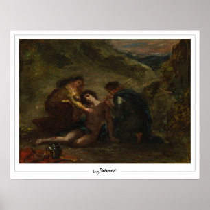 Eugène Delacroix Zedign Art Poster nº 589