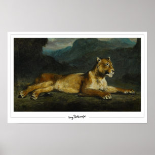 Eugène Delacroix Zedign Art Poster nº 603