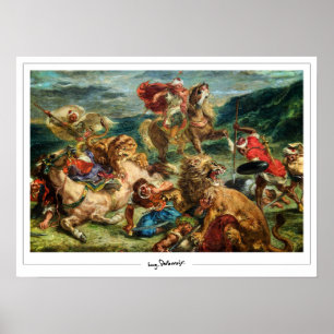 Eugène Delacroix Zedign Art Poster nº 622