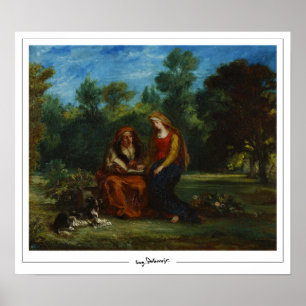 Eugène Delacroix Zedign Art Poster nº 627