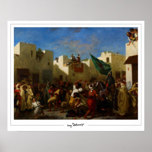 Eugène Delacroix Zedign Art Poster nº 693