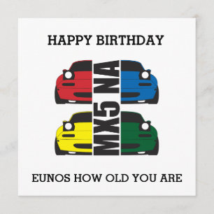 EUNOS quantos anos você tem no Cartão de Aniversár