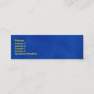 Euro- cartão de visita azul