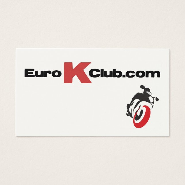 Euro K Club Cards General - Custom.. - Personaliza (Frente)