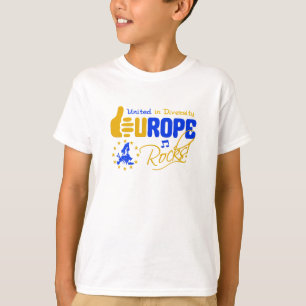 Europa Rocks! Camisa - escolha estilo