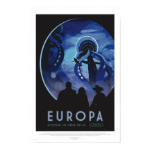 Europa Tour - Poster de Arte Viagem de Espaço Retr