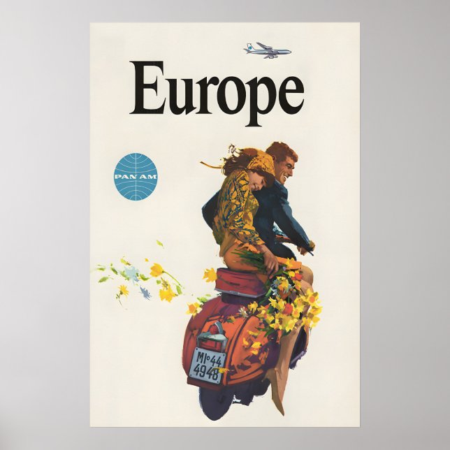 Europe Travel Poster (Frente)
