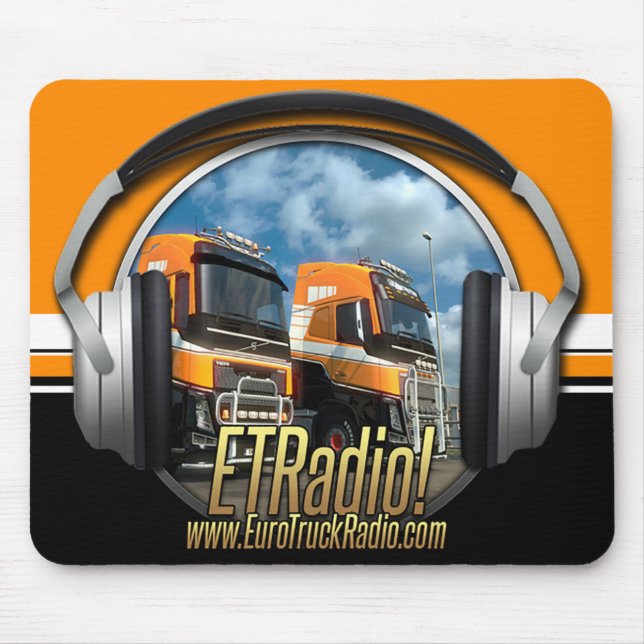 EuroTruck Mousepad de rádio (Frente)