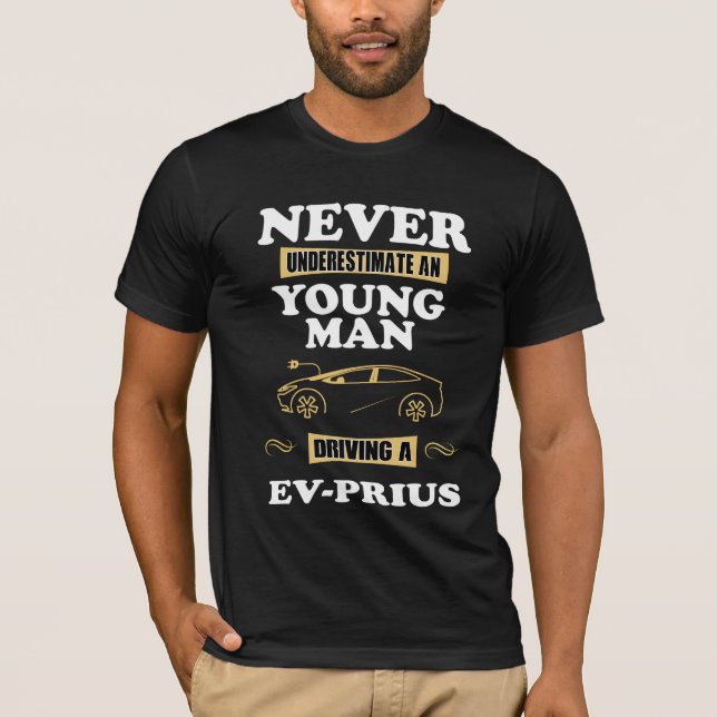 EV - Humor de Camisa T de Carro PRIUS (Frente)