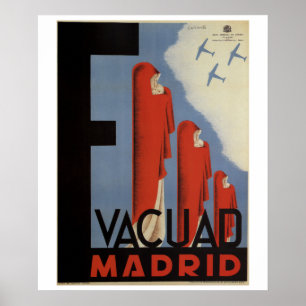Evacue posters do _Propaganda de Madrid (1937)