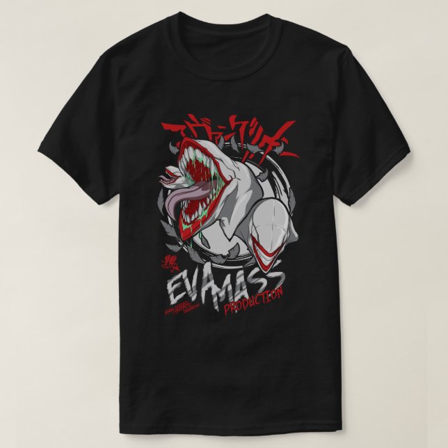 Evangelion Eva Produção em série T-Shirt (Frente do Design)
