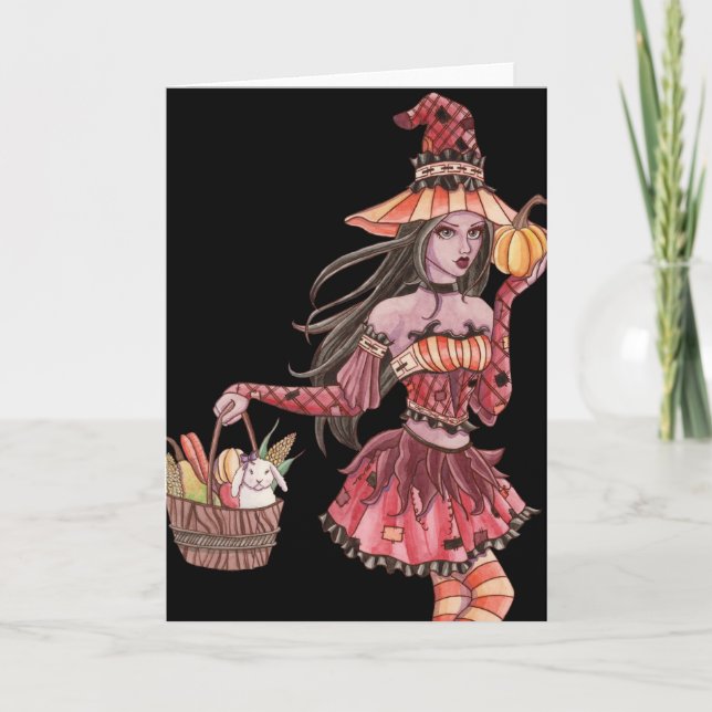 Evania - cartão da bruxa (Frente)