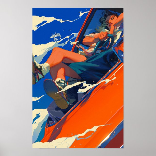 Evelyn McHale Empire State Building Poster (Frente)