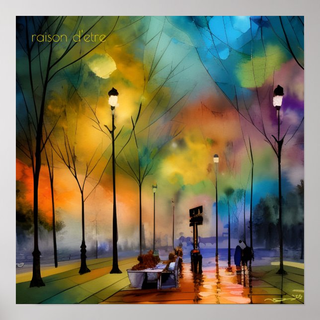 Evening in Marseille Poster (Frente)