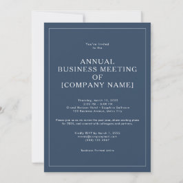 Evento Corporativo de Convite para Reunião Empresa