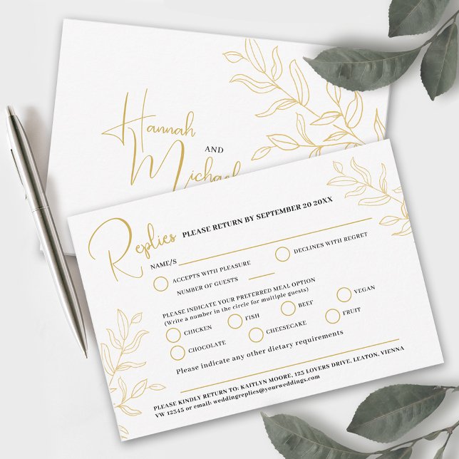 Evento de casamento RSVP da opção de farinha de ra (Criador carregado)