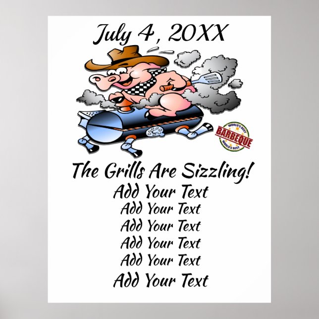 Evento de Churrasco de churrasco / Poster de Cooko (Frente)