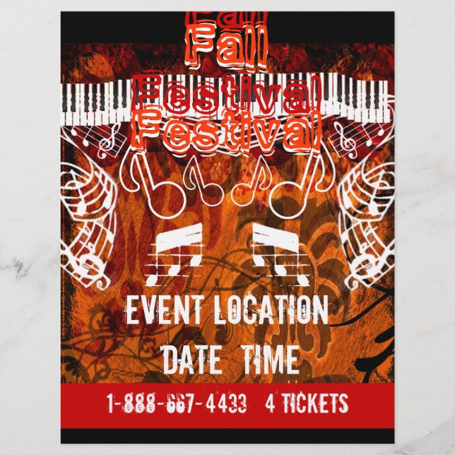 Evento de Dia das Bruxas ou Folheto de Eventos de  (Frente)