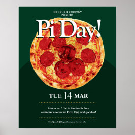 Evento de Empresa de Dia Pi | Pizza Party Poster