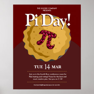 Evento De Empresa Do Dia Pi  Poster do Corporate P