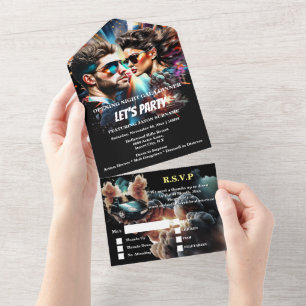 Evento de janto de aniversários de poster de filme