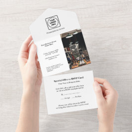 Evento Minimalista Branco | Moderno e Limpo Tudo-e