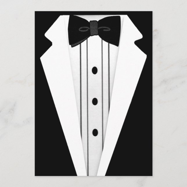 Evento Tie Tuxedo-Black (Frente)