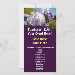 Eventos do Fundraiser Convites Personalizados Iris