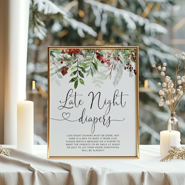 Evergreen Late night game Poster (Criador carregado)