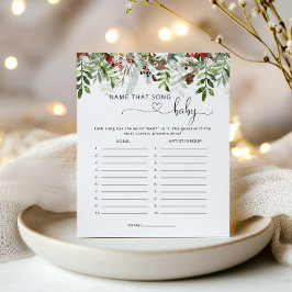 Evergreen Name, esse jogo de chá de fraldas de mús