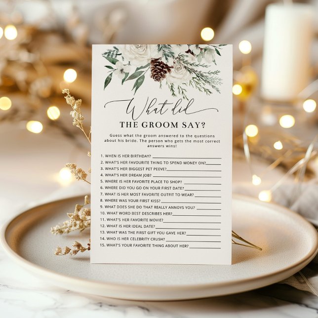 Evergreen O que o noivo disse chá de panela (Criador carregado)