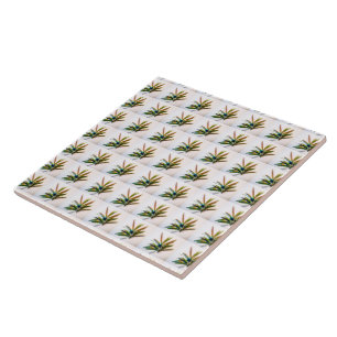 Evergreen Sprig com Azulejo de Cerâmica de Padrão