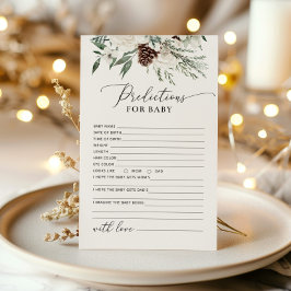 Evergreen Winter elegant Predications for baby car