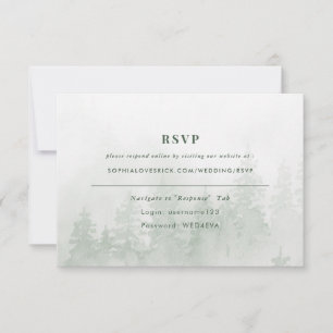 Evergreens na Floresta Negra em RSVP Online Verde