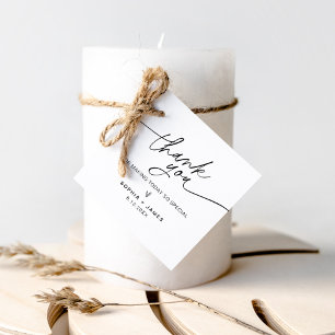EVERLEIGH Etiqueta Quadrada de Favor de Agradecime