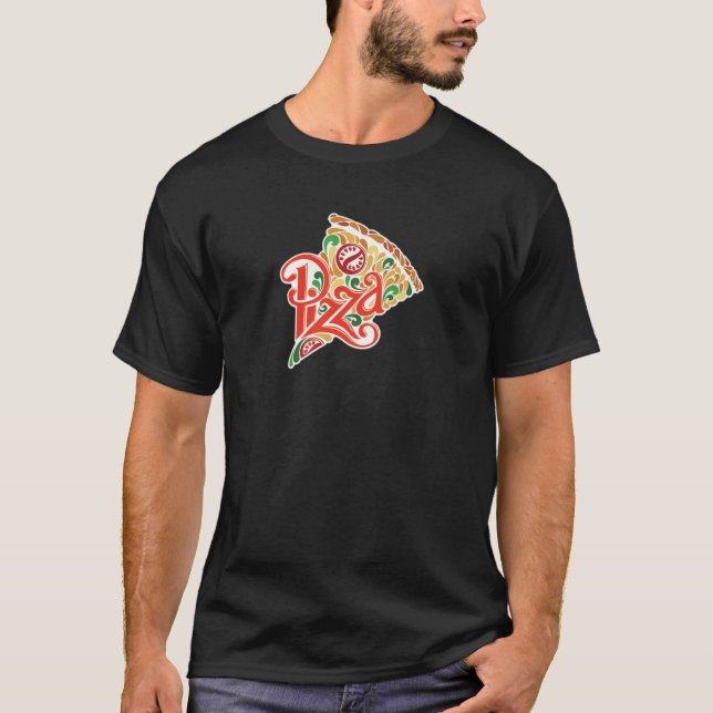 Everyday pizza t-shirt for everyone (Frente)